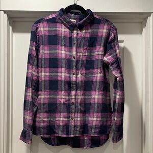 SO Plaid Shirt size small - Purple and Blue